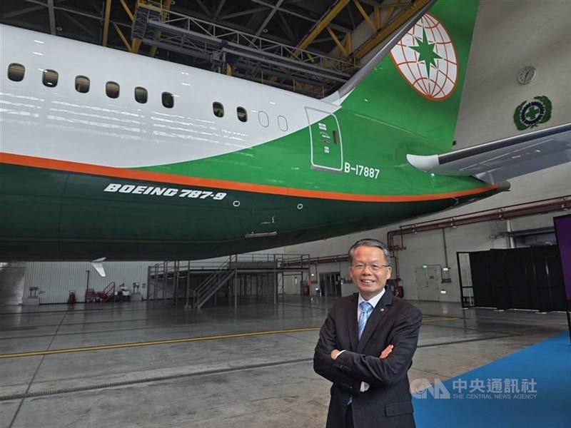 EVA Air President Clay Sun. CNA file photo