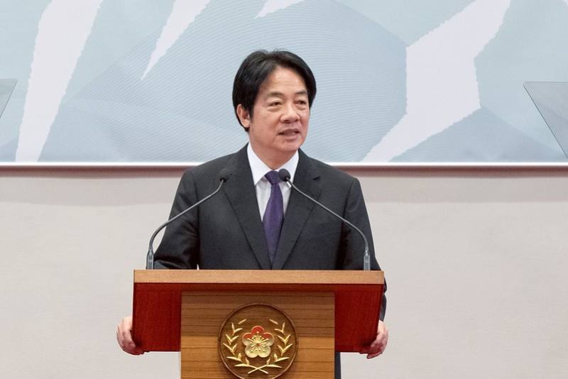 President Lai delivers remarks at the fourth meeting of the National Climate Change Committee.