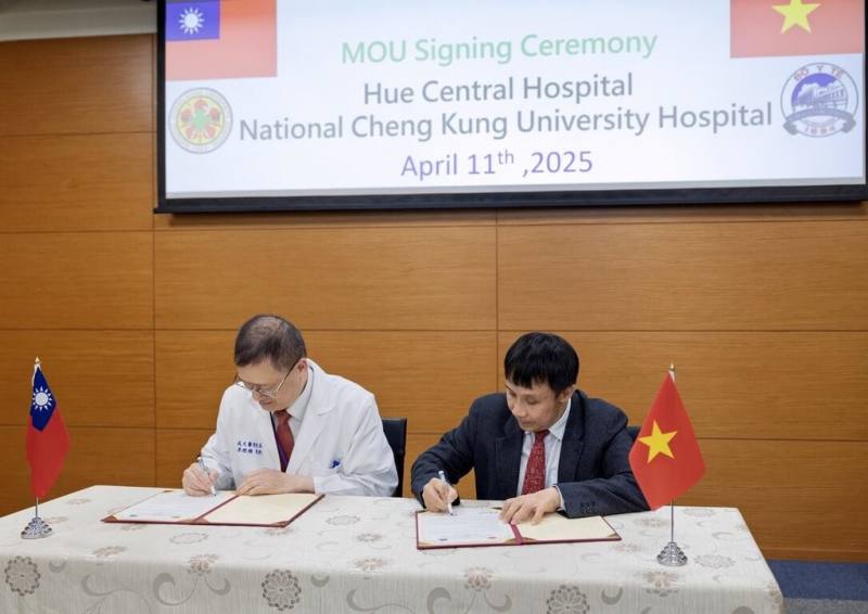 成功大學醫學院附設醫院和越南順化中央醫院4月續簽合作備忘錄，不僅是醫療技術交流，更是深化雙方長年友誼與醫療人文關懷重要里程碑。（成大醫院提供）
