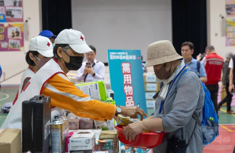 花蓮縣2025城鎮韌性演習–物資發放