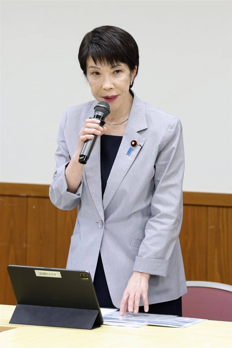 Japanese Diet member and former economic security minister Sanae Takaichi. Photo courtesy of Kyodo News