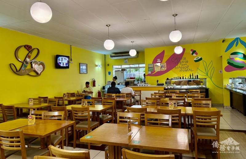 愛家素食餐廳優雅的用餐環境