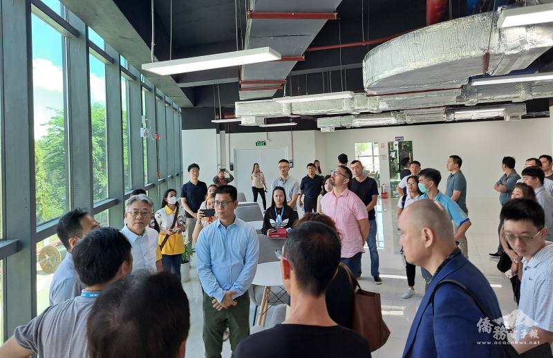參訪中磊電子綠建築令人留下深刻印象
