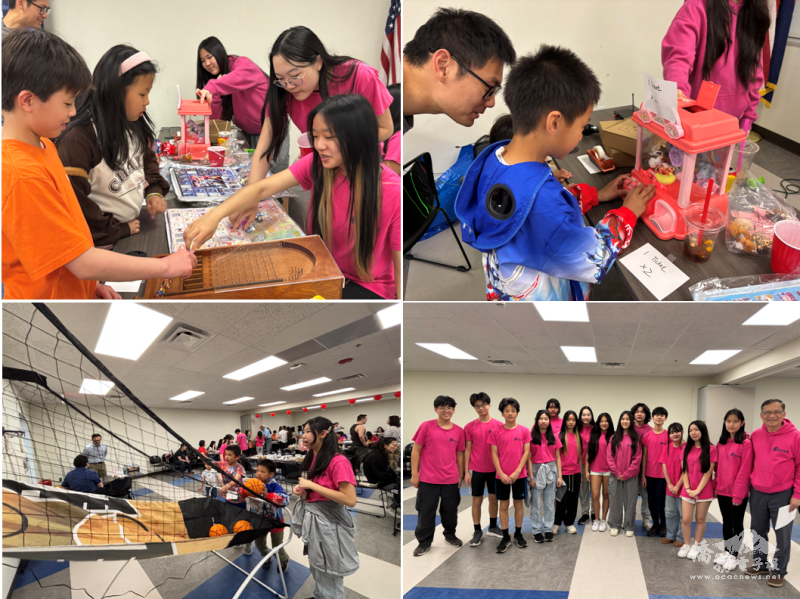 南密夜市好玩遊戲區與FASCA Michigan志工團隊