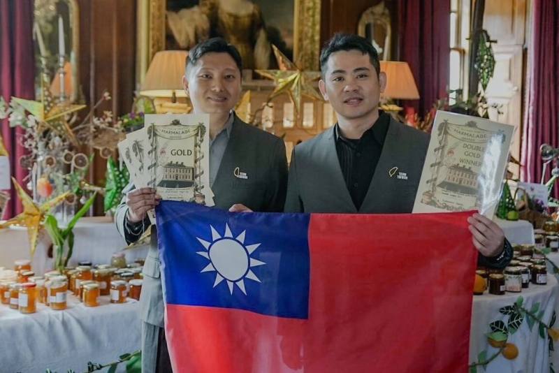 Taichung jam maker Kudamono Danshi took home one of the three Double Gold awards available at the latest edition of an annual United Kingdom marmalade award.The founders are Teng Sheng-chiangand Chung Wen-ping.