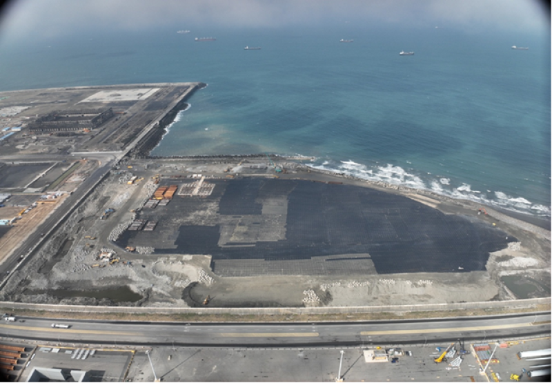 Southern reclamation zone (current progress)