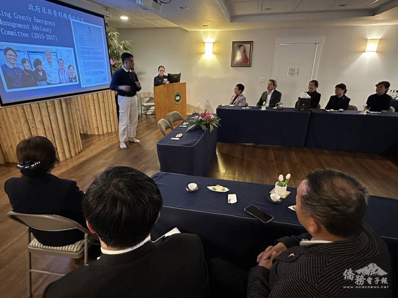 急難救助組長薛豪傑介紹與政府及非營利機構的合作