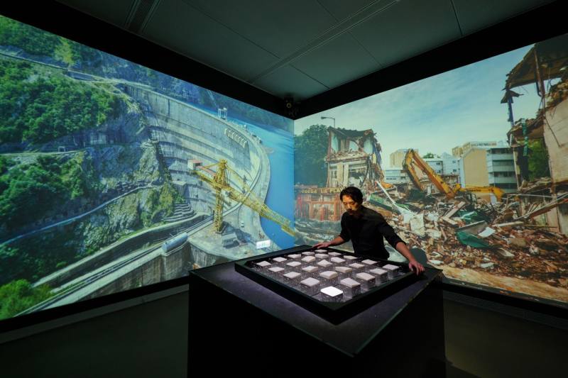 劉辰岫表示，希望透過《大地回音》，「讓世界看見科學與藝術交融獨特魅力，展現臺灣在實驗性媒體藝術領域創作能量與想像力」。（藝術家劉辰岫提供）