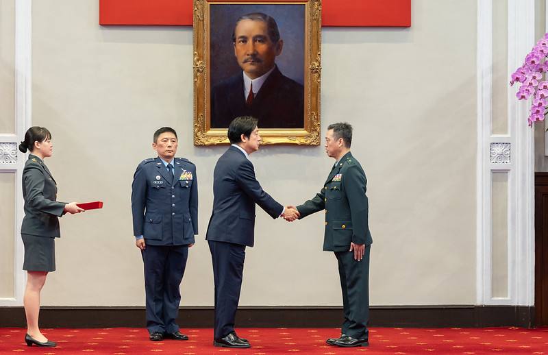 總統主持「中華民國114年5月份將官晉任授階典禮」