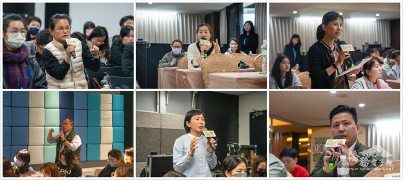 參與企業及學校代表踴躍發言，和政府部會代表交流留用僑生遇到的問題和建議