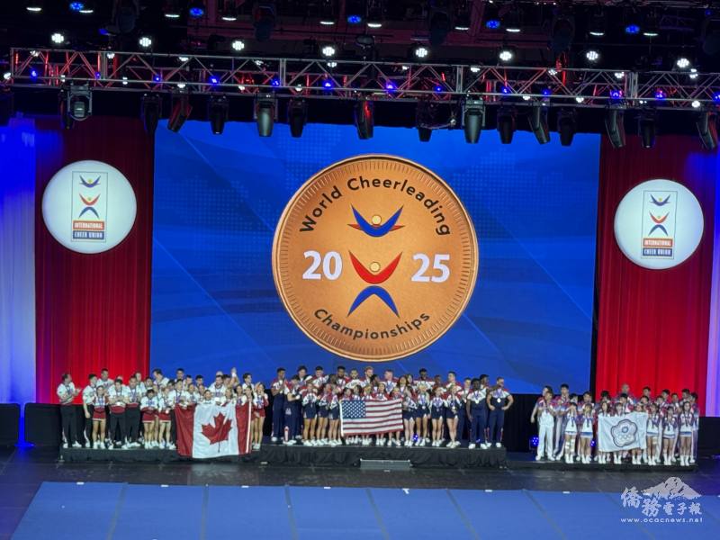 2025年世界啦啦隊錦標賽於奧蘭多登場，臺灣啦啦隊勇奪2025年世界啦啦隊錦標賽競啦團體組第三名