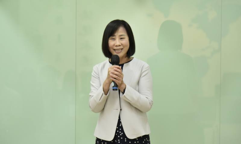 僑委會主任秘書榮幼娥致詞