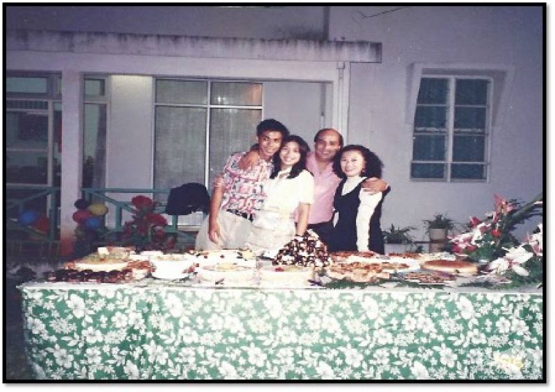 14歲到模里西斯時的第一個生日派對