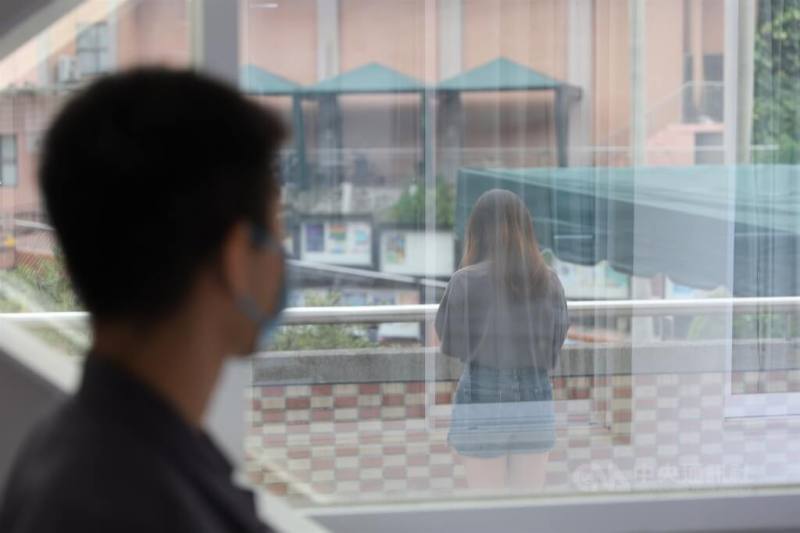 跟騷行為示意圖。（中央社檔案照片）