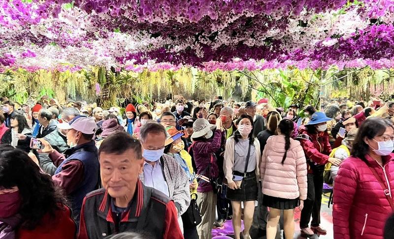 台灣國際蘭展規模逐年擴大，每年展期都吸引大批民眾前往賞花。