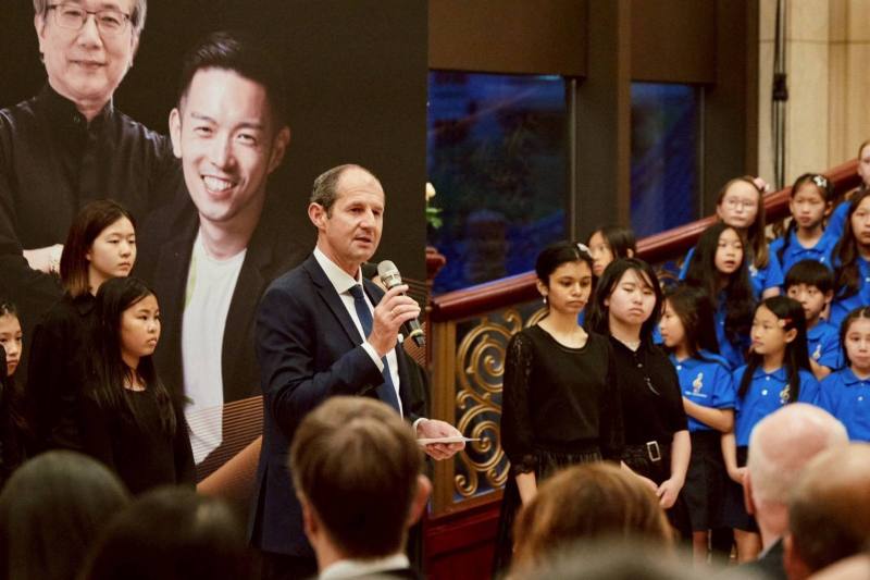 歐洲經貿辦事處處長谷力哲（Lutz Güllner）致詞