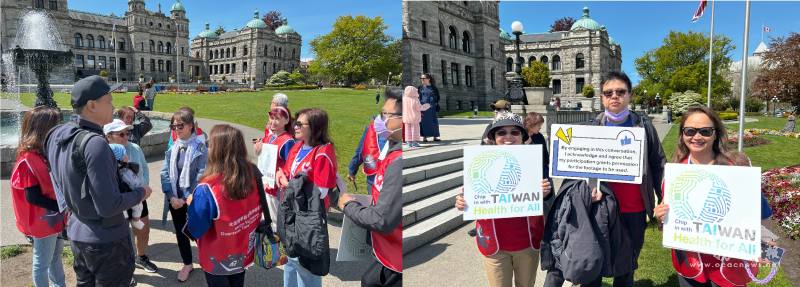 Street outreach in downtown Victoria