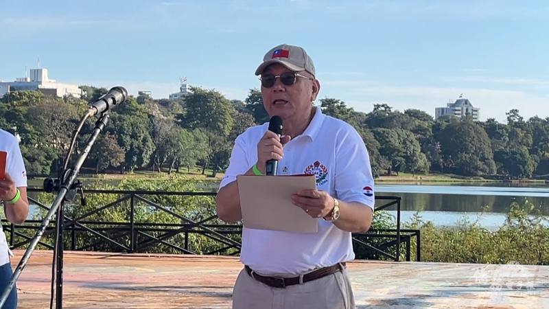 東方市中華會館理事長朱榮卿強調健康是基本人權，應排除政治干預 讓臺灣參與國際相關組織