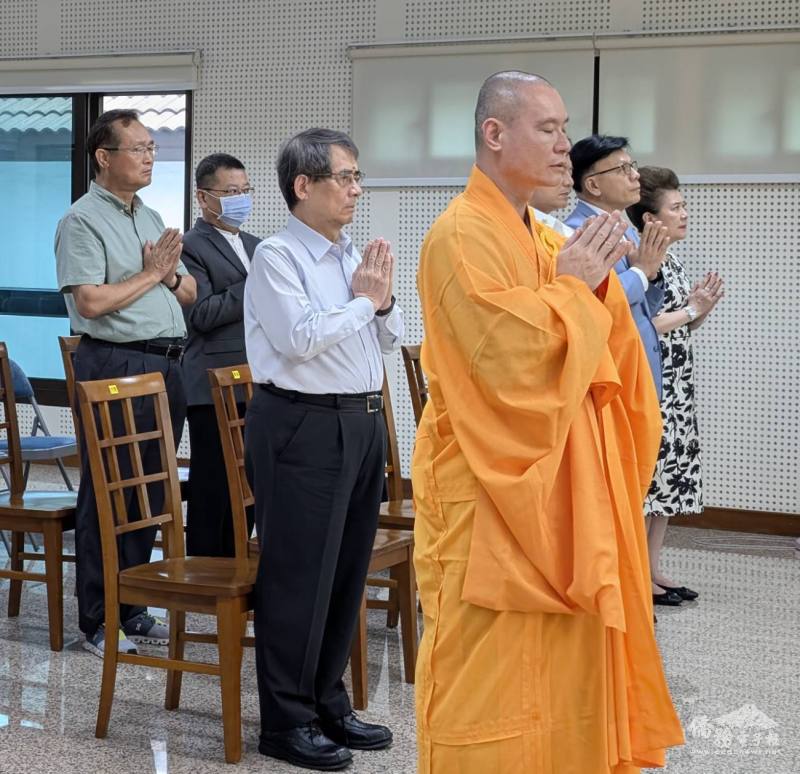 法鼓山泰國護法會浴佛法會現場