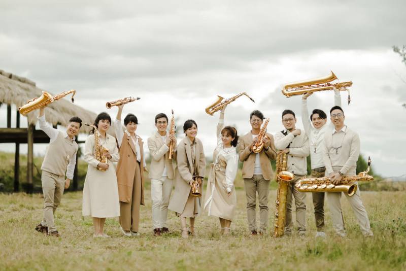 MIT米特薩克斯風重奏團推出第2張專輯「大地之息」（The Breath of the Land），10首作品描繪聲音地景，從風、雨、民謠到歷史。（MIT米特薩克斯風重奏團提供）