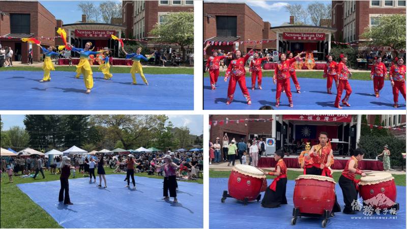 精彩的民俗和廟會舞蹈，還有Nia帶動跳與擊鼓表演