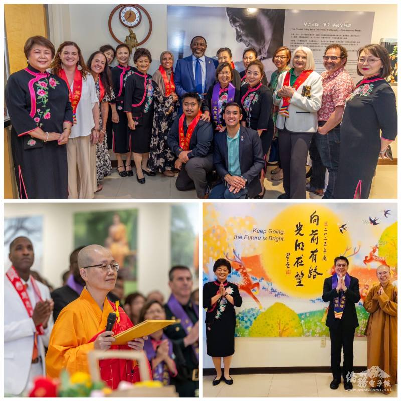 如元法師感謝佛州政要出席以及浴佛節工作人員齊心完成佛誕慶典