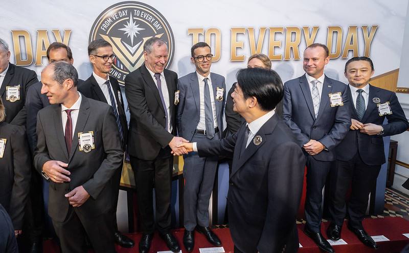 President Lai attends a reception commemorating the 80th anniversary of Victory in Europe Day.