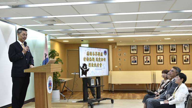 記者會邀請捐款代表親臨現場