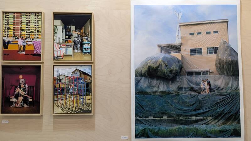 第2屆Voices展會與第3屆Photo ONE展會9日起共同展出，展品涵蓋攝影、雕塑與繪畫等媒材，包含日本攝影家晴（Photographer HAL）帶來其著名作品計畫Flesh Love Returns