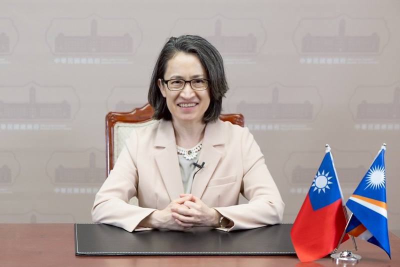 蕭美琴副總統9日晚間以錄影方式為「馬紹爾群島共和國46週年憲法日慶祝酒會」致詞