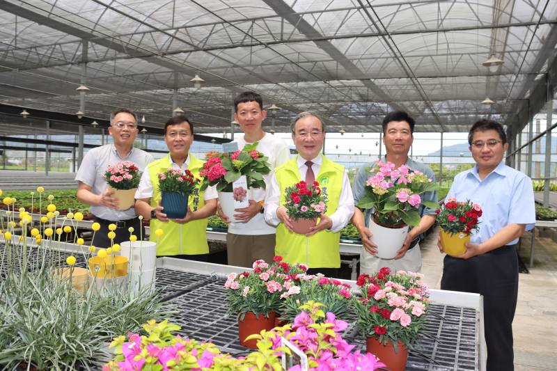 胡忠一政務次長肯定谷得園藝為盆花產業注入新氣象