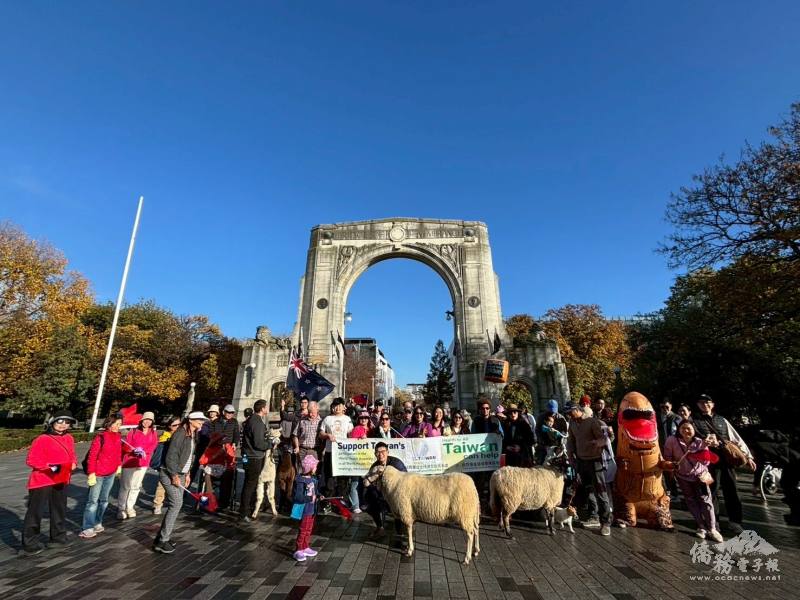紐西蘭基督城僑胞遊行