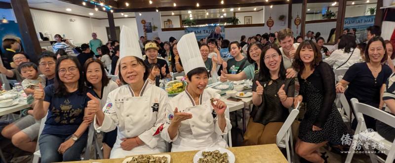 百餘位民眾參與5月10日在鳳凰城當地臺式餐廳「168熱炒」舉行的「臺灣美食國際巡迴講座」