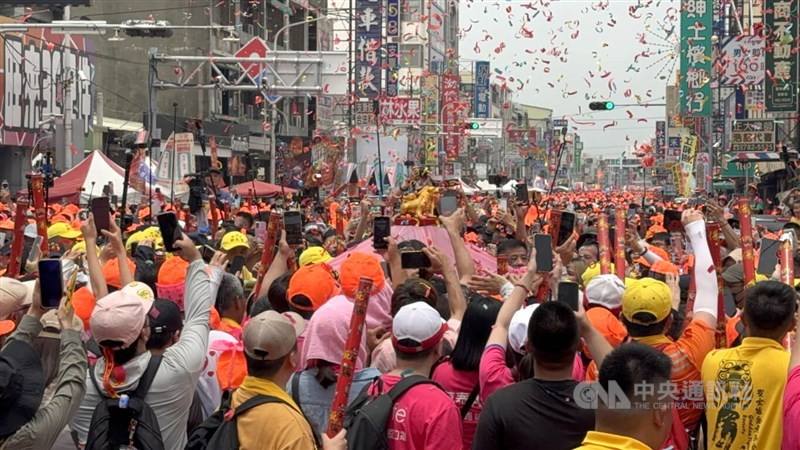 The Baishatun Mazu pilgrimage of 2025. CNA photo May 3, 2025