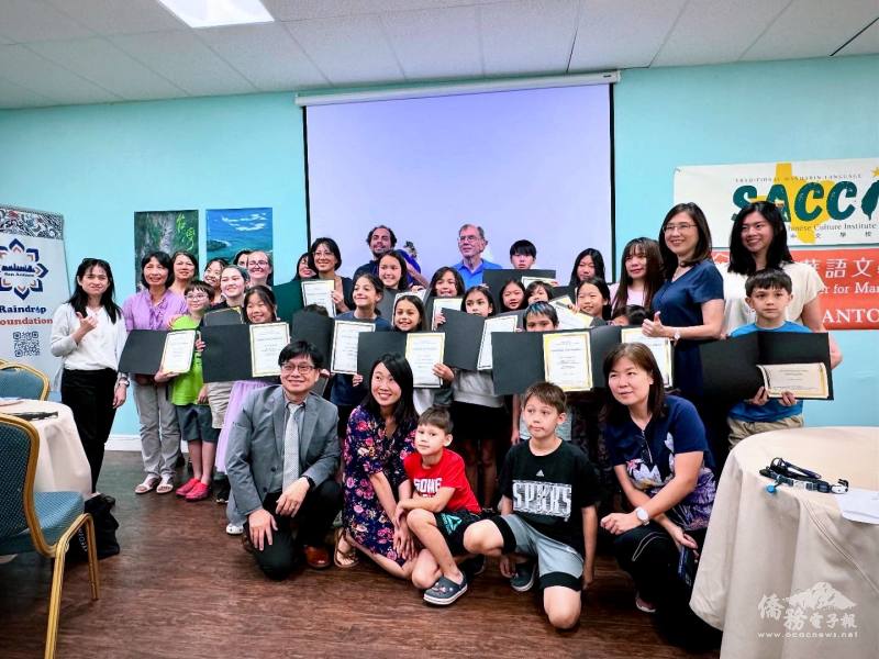 聖城中文學校及TCML師生於結業式大合照