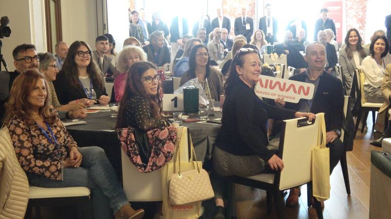 觀光署13日首度到羅馬推廣台灣旅遊，引起熱烈迴響，約有40位義大利旅遊業者與媒體參加。