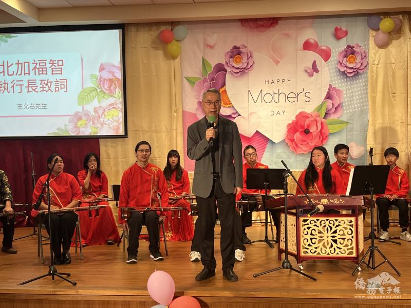 北加福智基金會執行長王允右致詞