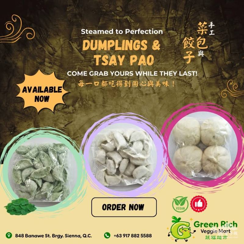 蔬福超市(Green Rich Veggie Mart)提供多樣植物性冷凍食品，自助選購方便，商品營養又美味