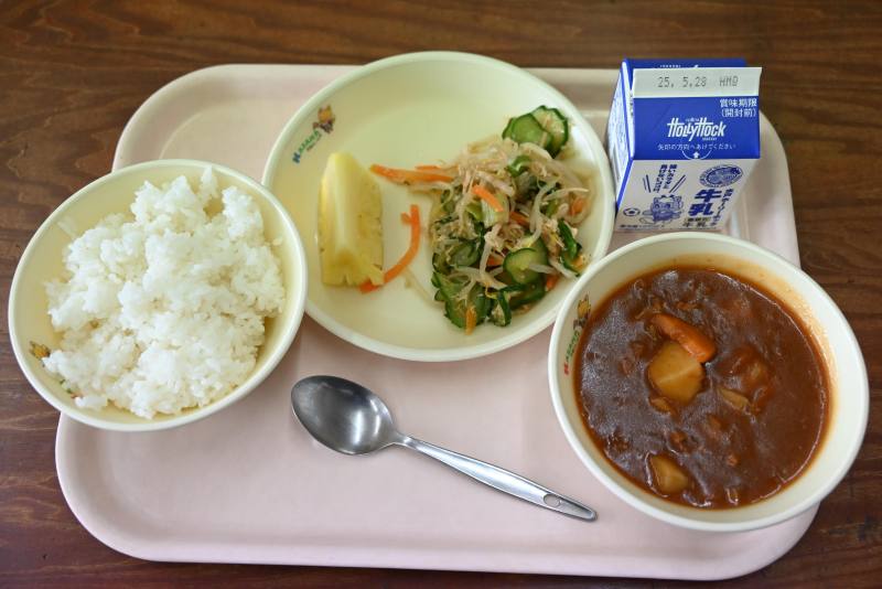 笠間市岩間第2小學校營養午餐