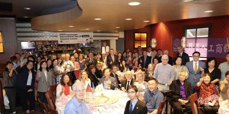 密西根僑界舉辦2025臺灣美食國際巡迴辦桌，為當地僑胞帶來美食盛宴