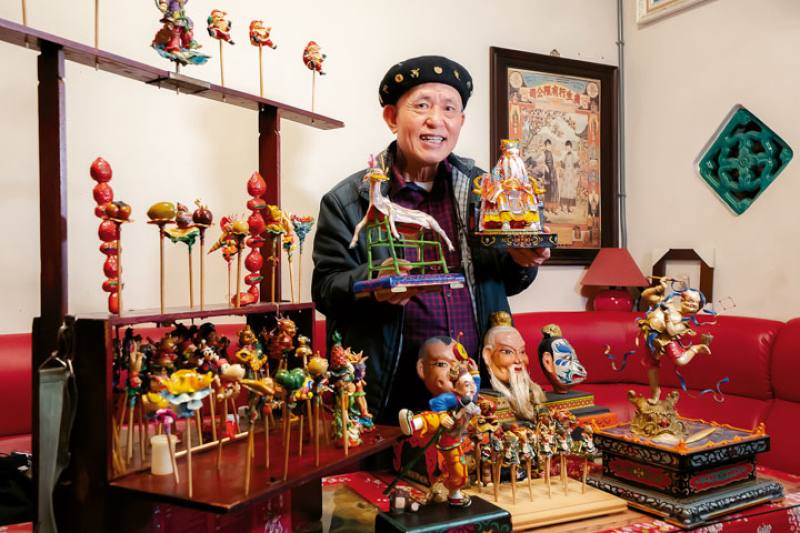 Dough figurine creator Shih Chiao-yung.