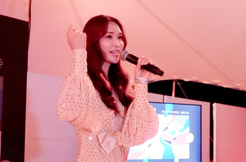 坎城影展「台灣之夜」15日舉行，現場星光熠熠，藝人林志玲到場向國際影人致詞，她表示電影是傳遞訊息、能量、與思想的最佳媒介，祝福在場影人未來都能展開國際合作，珍惜每一次的相遇。