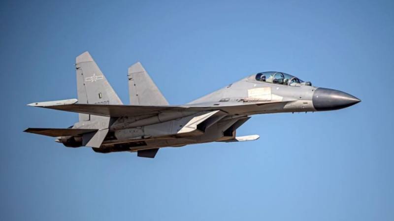 中共殲16戰機。(圖片來源／國防部官網)