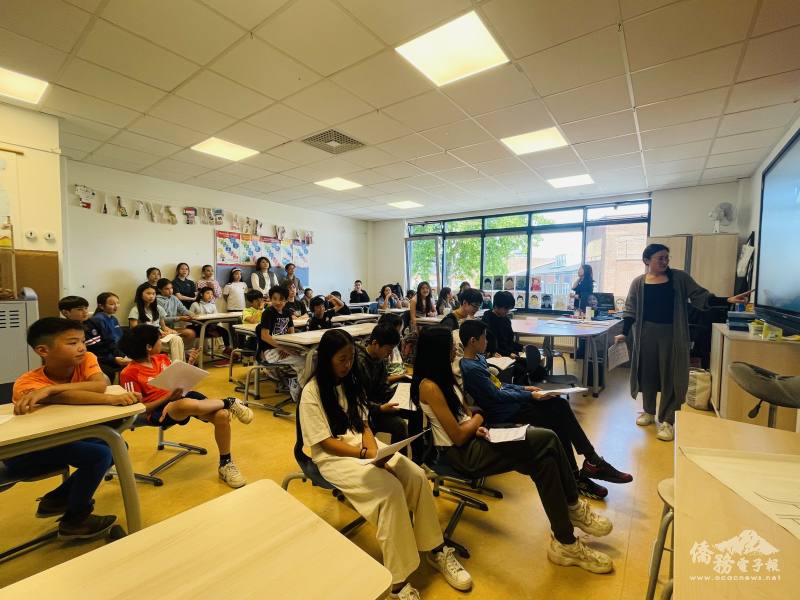 荷蘭臺北學校辦理華語歌曲教唱活動，吸引近40位學童共同參與