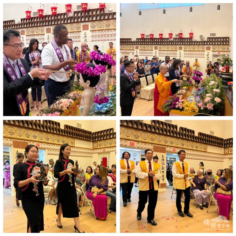 佛誕浴佛法會情形