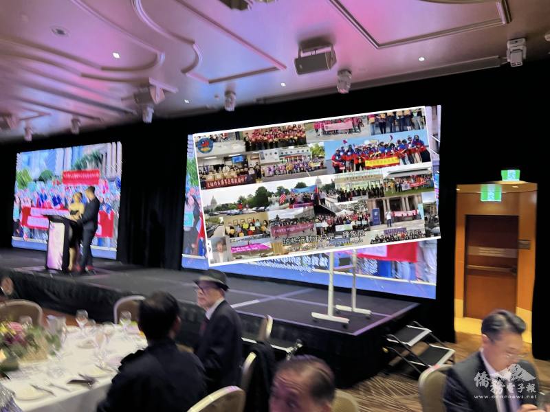 Presentation of the Video of 2025 overseas communities promotes Taiwan’s inclusion in WHA.