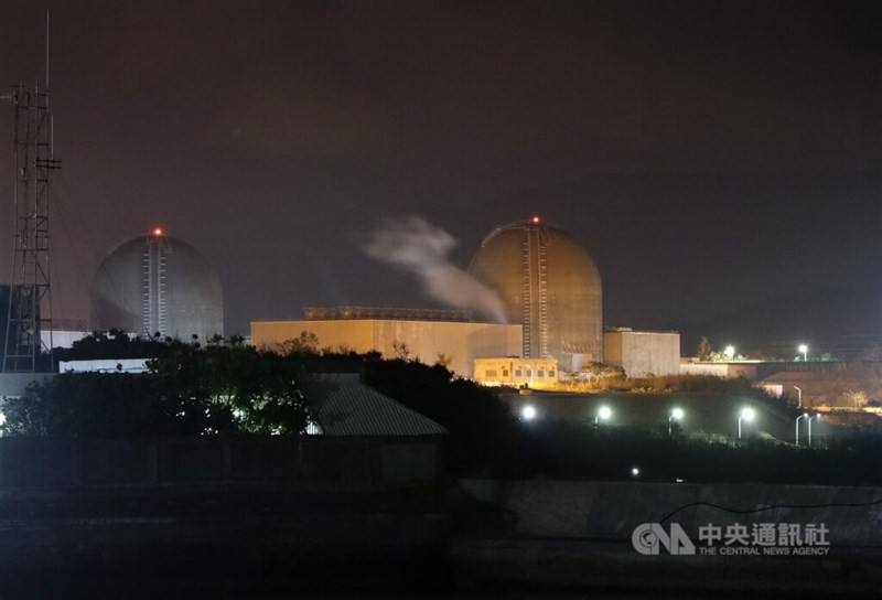 The No. 2 reactor at Maanshan Nuclear Power Plant in Pingtung County. CNA photo May 17, 2025