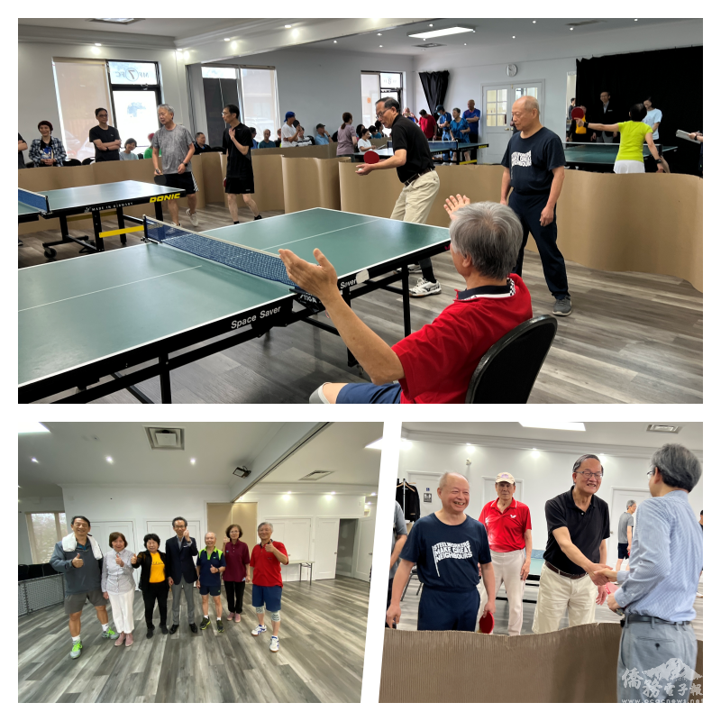 「2025長青盃桌球錦標賽」選手們個個精神抖擻，展現絕佳球技