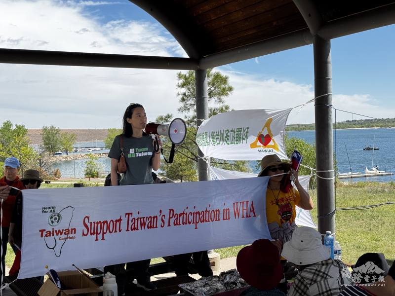 科州臺灣人緊急救助會理事長陳凱熙致詞