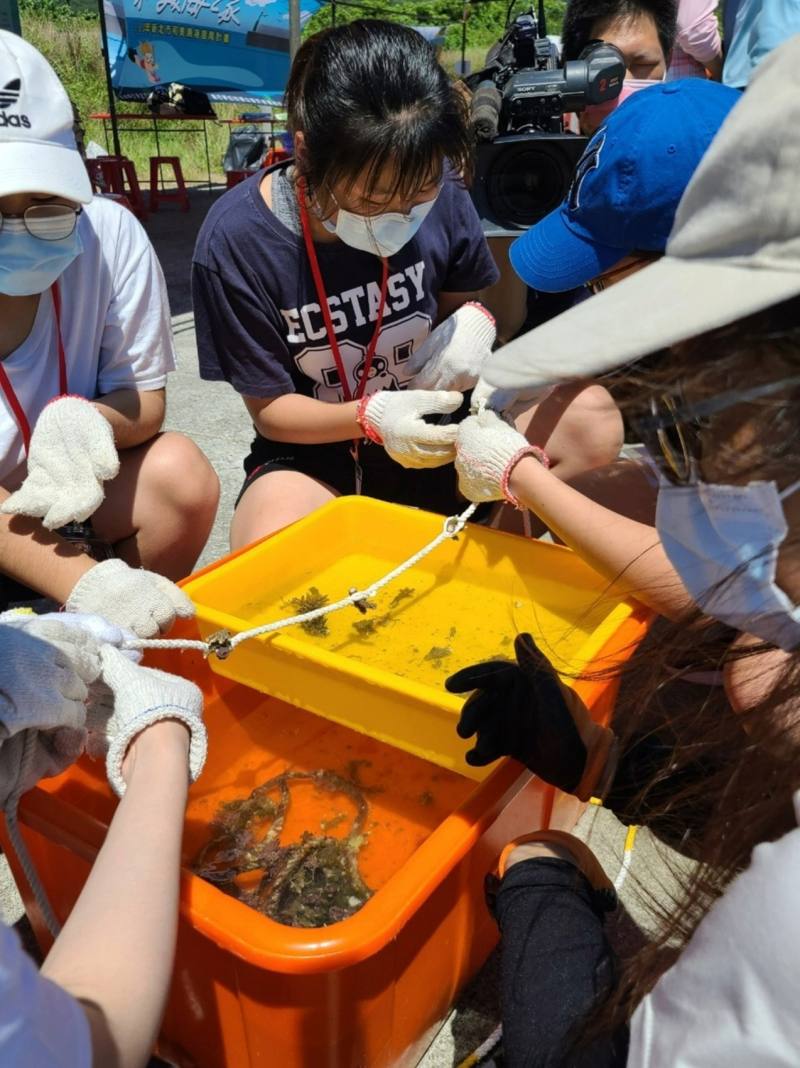 基隆女中共學參訪珊瑚復育體驗
